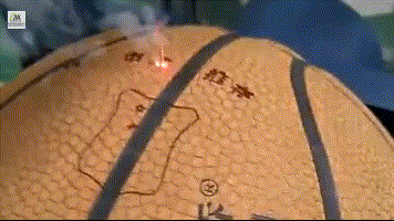 激光打標(biāo)籃球,籃球激光打標(biāo),黃牛面皮激光打標(biāo),PU合成皮激光打標(biāo),PVC合成皮激光打標(biāo),橡膠激光打標(biāo)