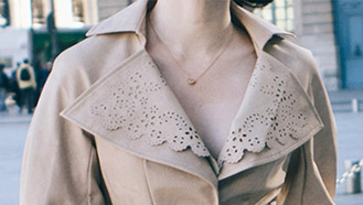 激光打標機鏤空女士皮夾克