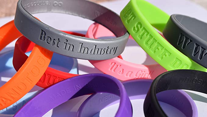 運(yùn)動硅膠手環(huán)激光定制