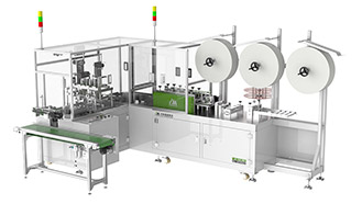 一拖一全自動平面口罩機