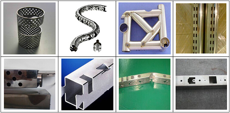 管材激光切割機(jī)樣品